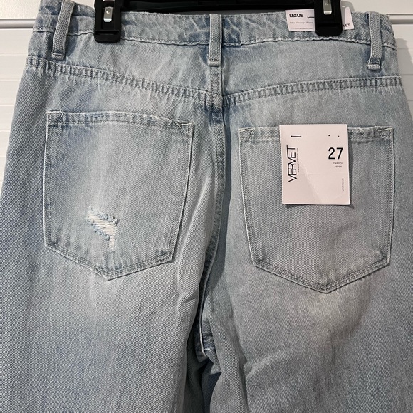 Vervet Dark Wash Leslie 90’s Flare Denim Jeans - Picture 5 of 8